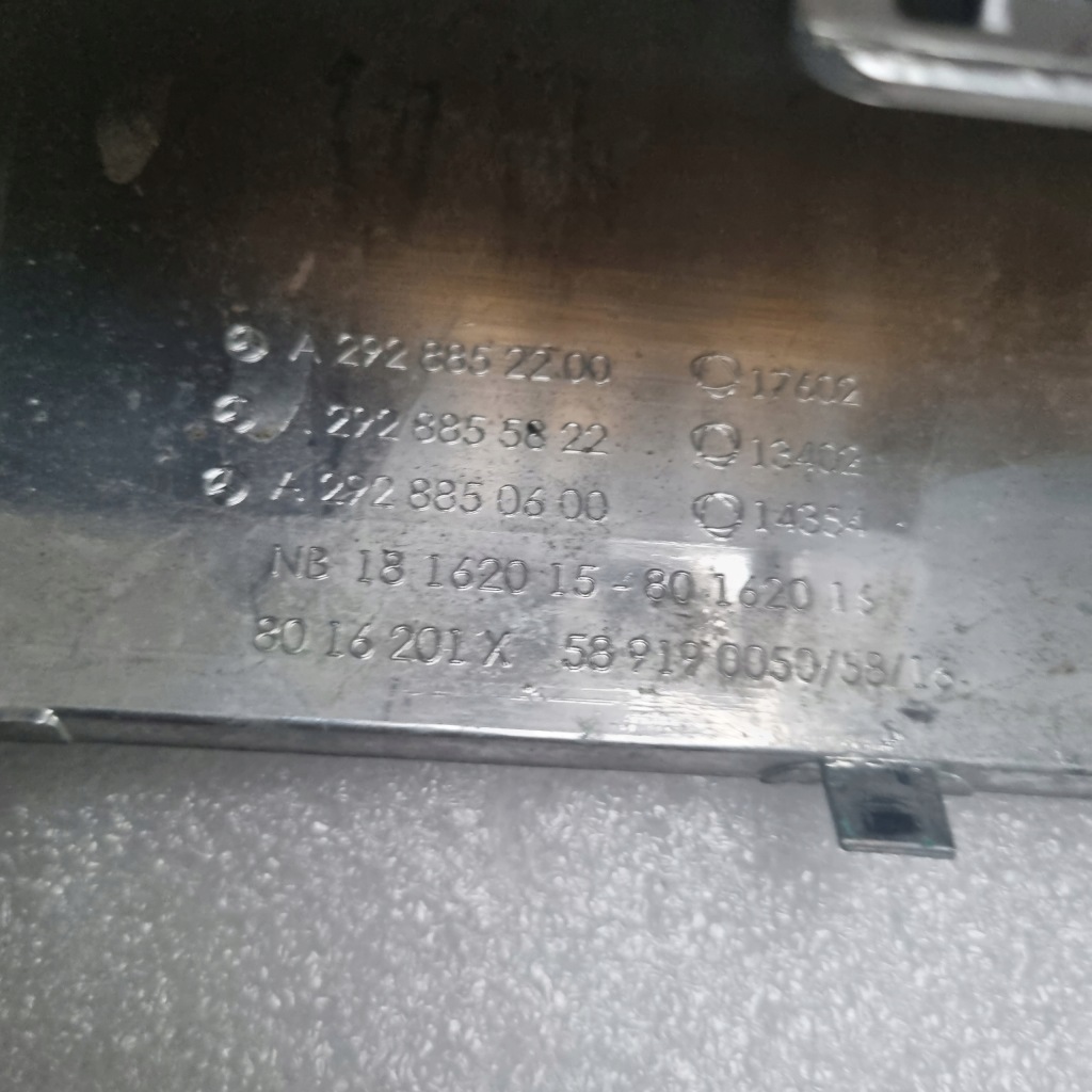 Накладка бампер хром задній mercedes gle ml a1668857600 Недорого