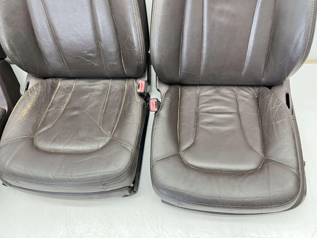 фото №4, Audi q7 4l сиденья комплект 7 человек коричневые обшивки подогрев