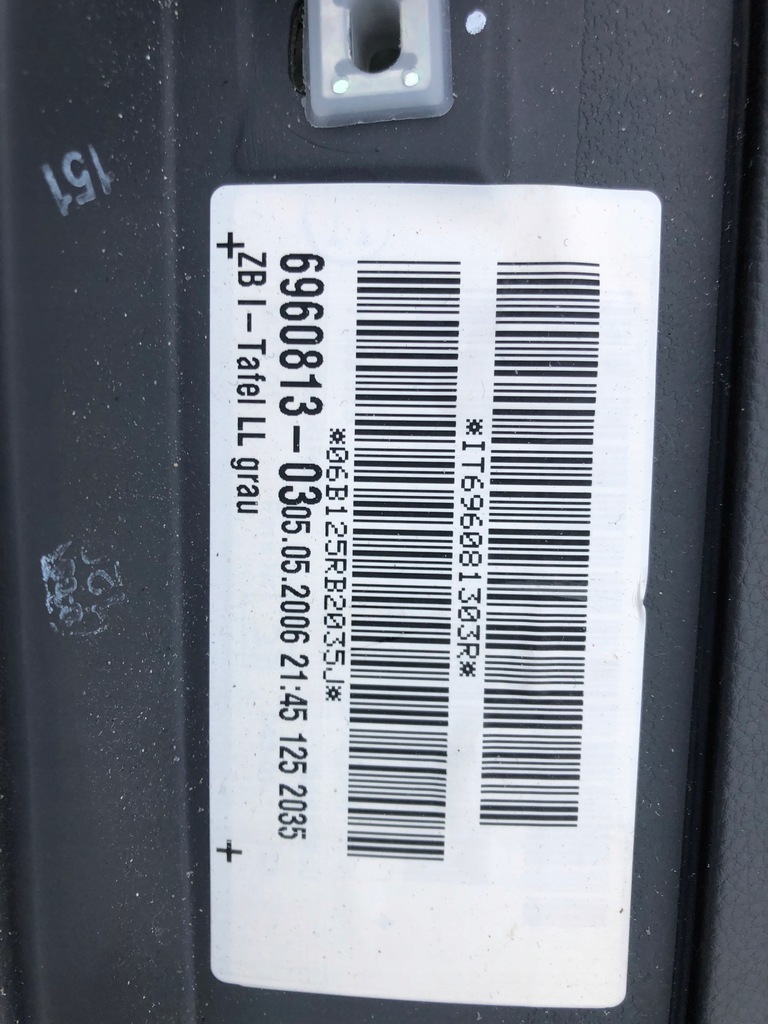 фото №7, Панель приладів приладова консоль bmw e60 e61grau сіра