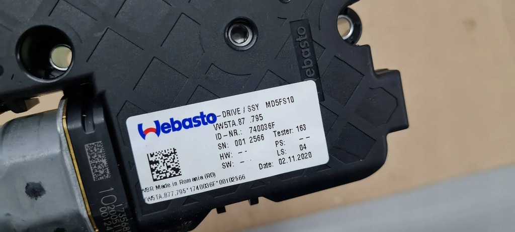 фото №8, S3 8y a3 моторчик люк панорамы sedan 5ta877795 vw audi