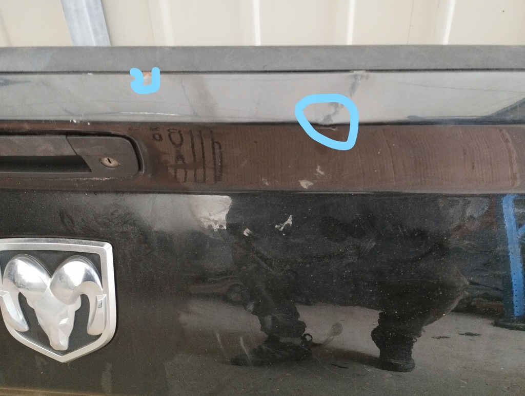 фото №12, Dodge ram 09- крышка багажника багажника борт usa pxr