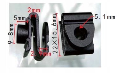 фото №2, 2 x кліпса підкрилок hyundai accent ix35 tucson