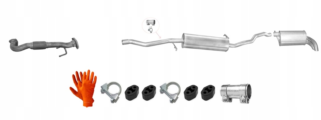 фото №1, Ford galaxy 1.9 tdi 2002-2006 система выпускной