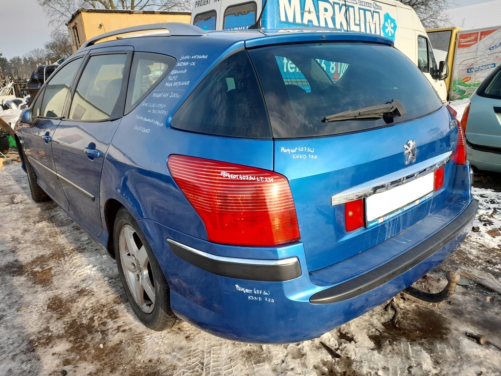 фото №13, Peugeot 407 sw бампер задня задній задній knnd