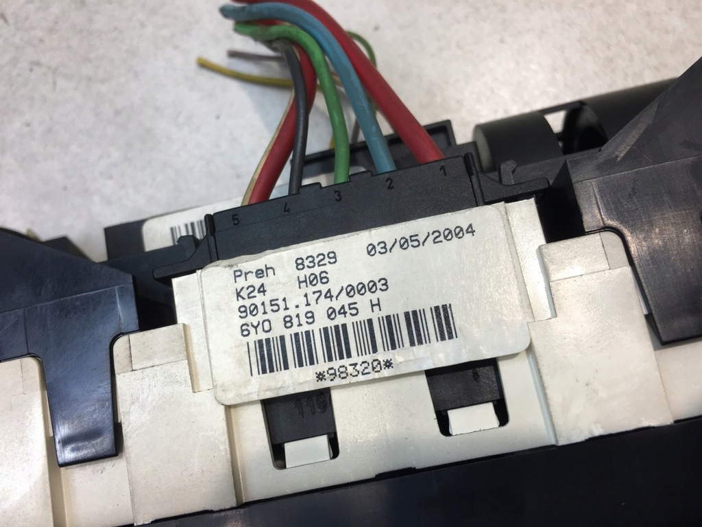 фото №6, Панель обдув skoda fabia i 6y0819045h