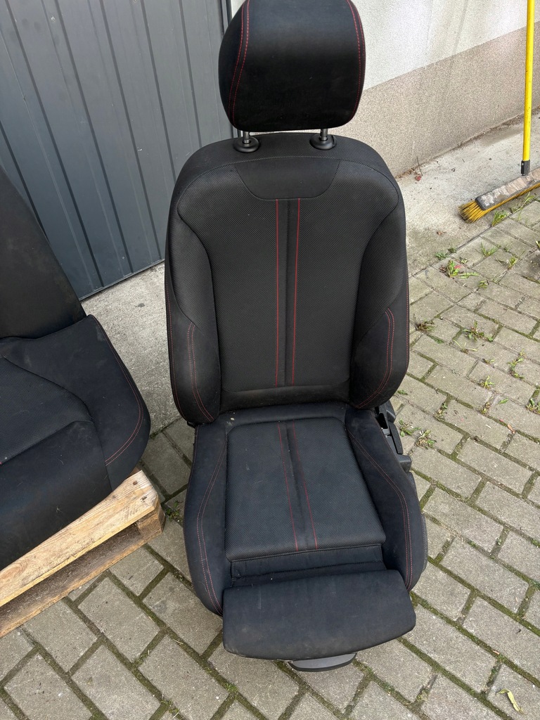 фото №7, Сиденья kanpa сиденье перед bmw f30 m-pakiet sport czerwona nić комплект