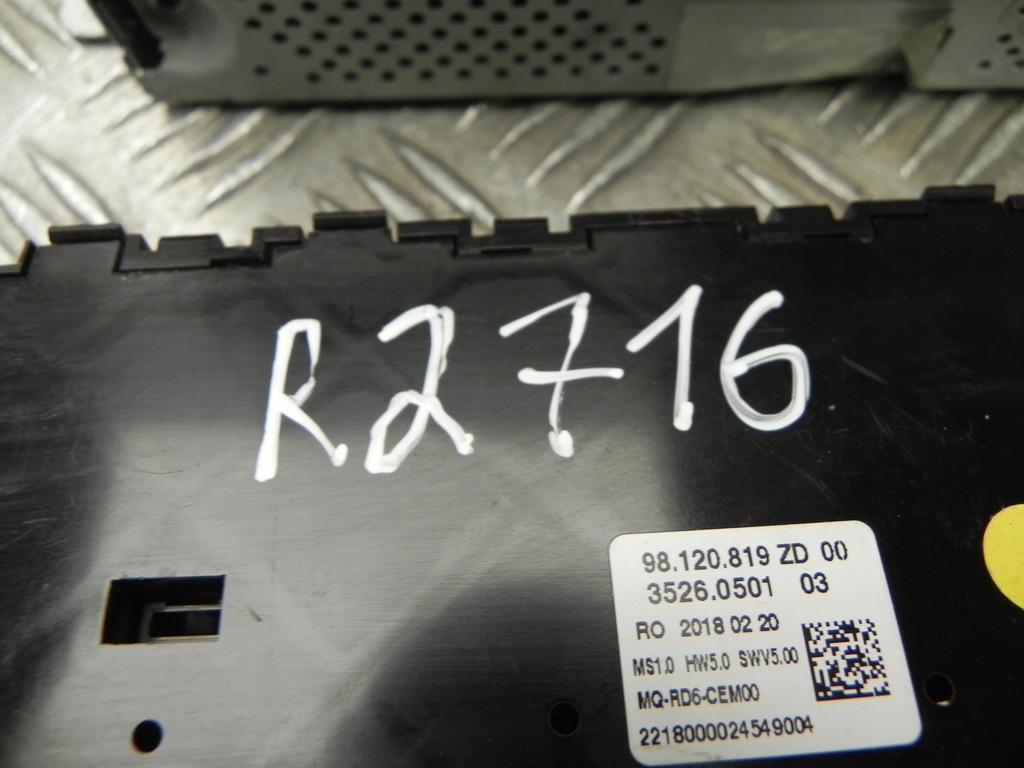 фото №6, Радіо з програвач cd toyota proace кузов суцільні 2018 98120819zd