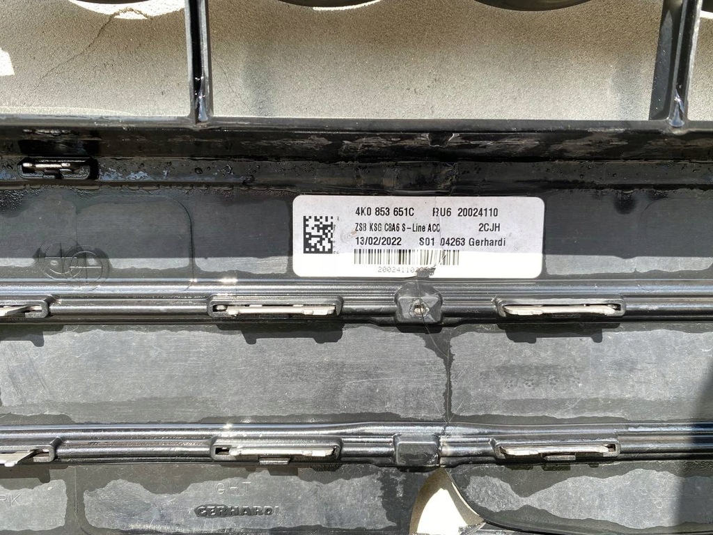 фото №14, Audi a6 4k c8 sline бампер перед 4k0807065b poznan gielda