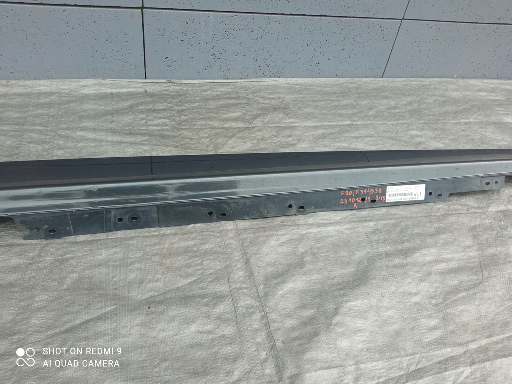 фото №8, Молдинг поріг права bmw f30 b39 mineralgrau