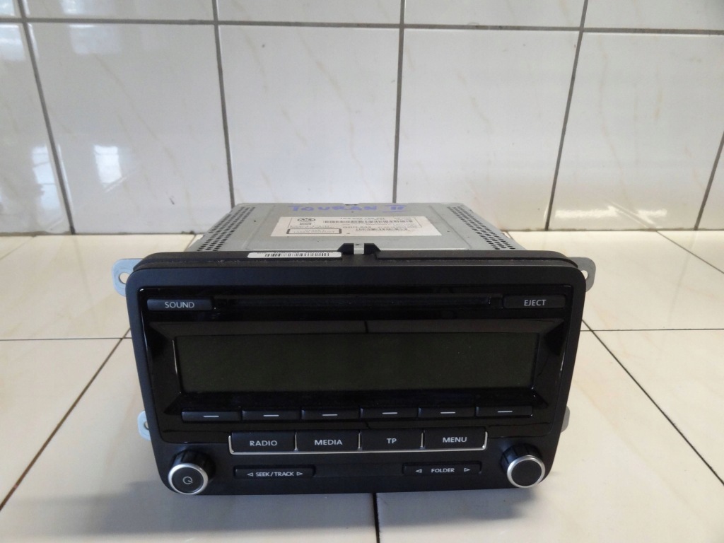 Купити Vw touran 2 2012 радіо радіопрогравач cd 1k0035186an відсутній код