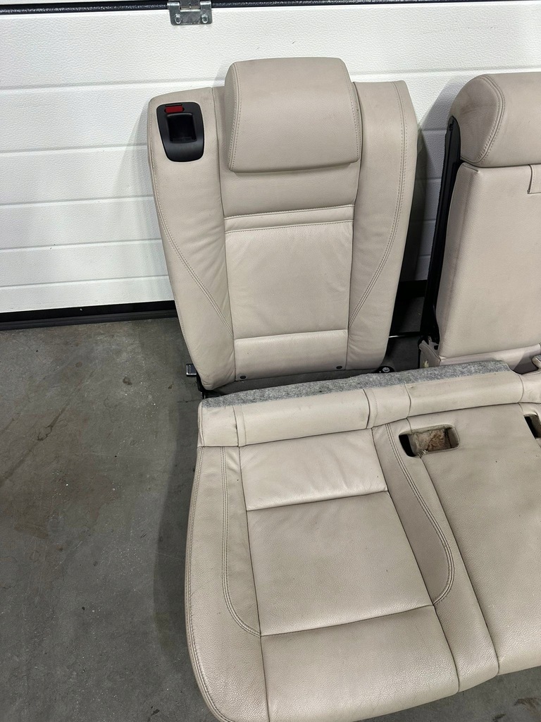 фото №14, Bmw x6 e71 сидіння заднє сидіння водія світлий krem обшивки 14r