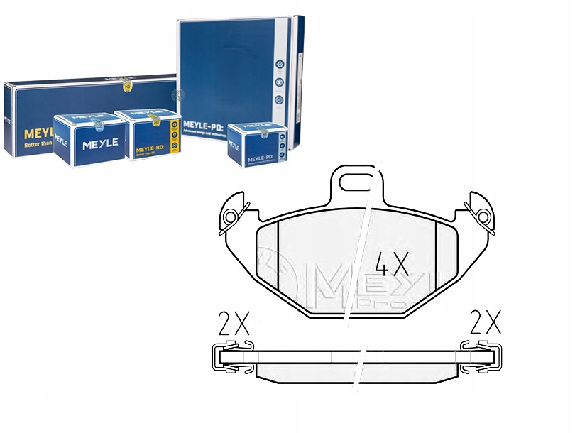 фото №2, Гальмівні колодки ham.renault laguna