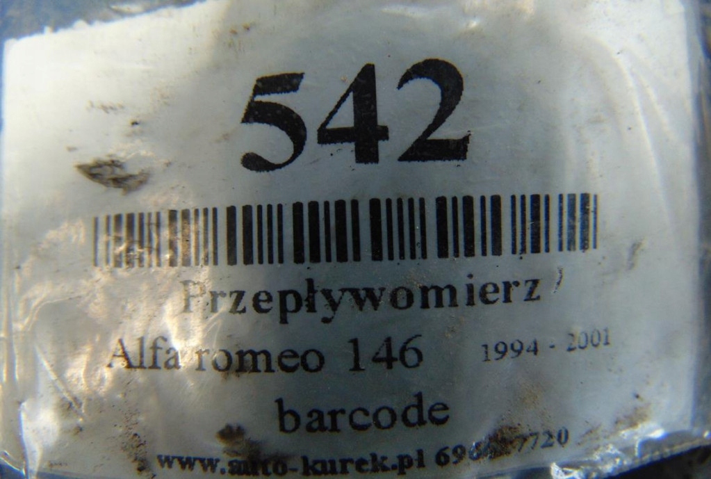 фото №6, Витратомір alfa romeo 146 1.4 16v 0280217102