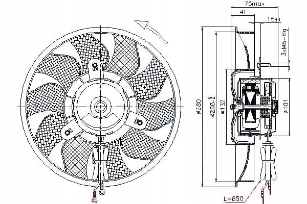 фото №1, Nissens 85548 вентилятор, охлаждение двигателя