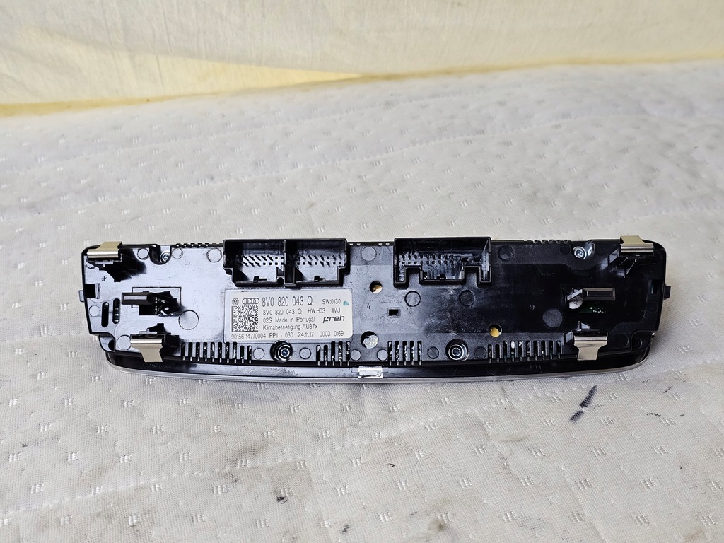 фото №6, Панель перемикач керування кондиціонер кондиціонера обдув audi a3 8v0820043q