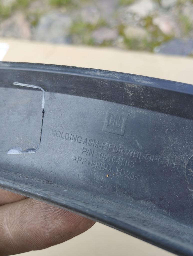 фото №6, Mokka 12- mokka x молдинг крыла правая передняя