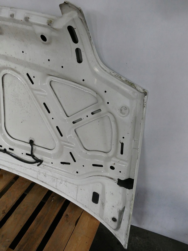 фото №14, Fiat doblo i капот крышка двигателя белый 04r