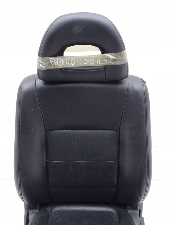 фото №5, Mitsubishi pajero iii 99-06 сиденье водителя левый перед кожа 3d подогреваемый