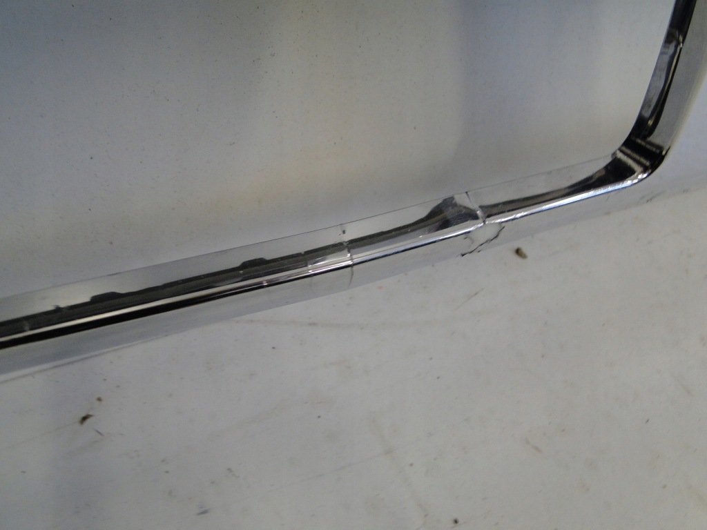 фото №12, Mercedes накладка нижняя хром w бампер передний gl x166 166