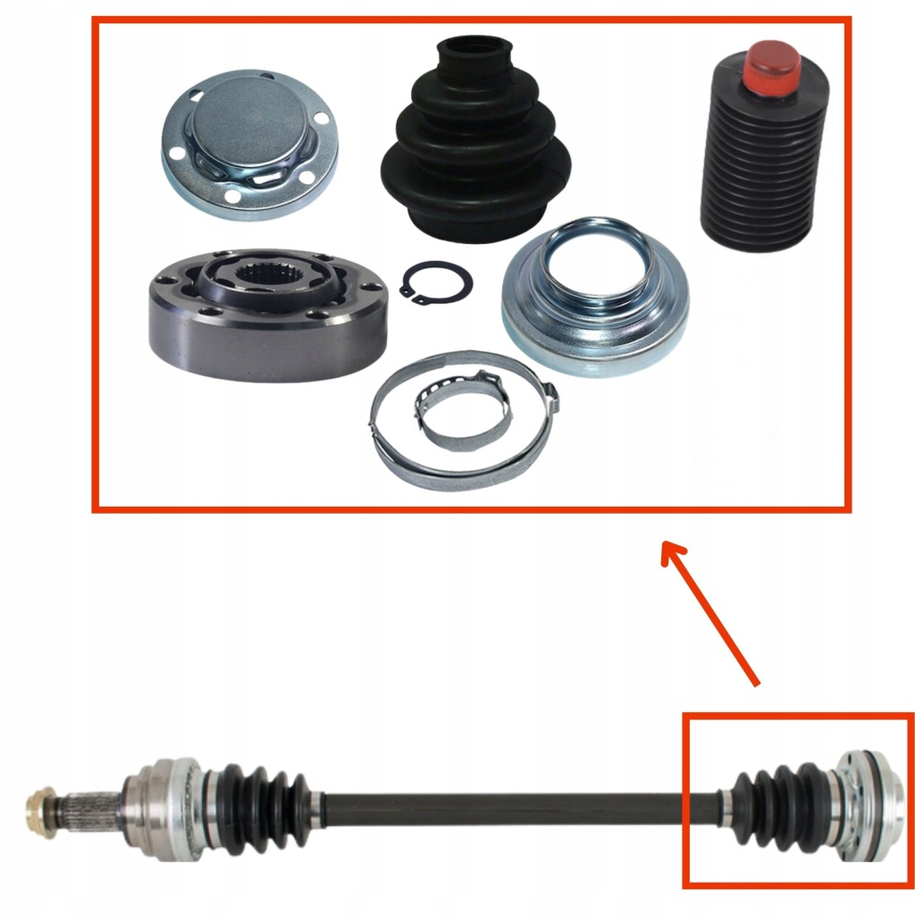 Купить Шрус  полуось задняя внутренний bmw x3 e83 2.0 sd 3.0 1 xdrive xdrive 20 d