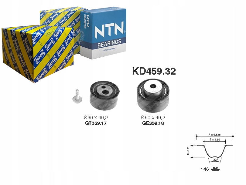 фото №1, Snr набор распределительного вала колесо citroen c5 i 2.2 hdi dc4