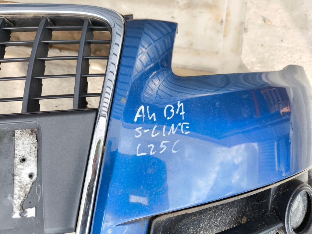Бампер перед kompletny audi a4 b7 s line lz5c do ремонт !!! Киев