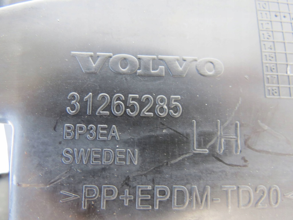 фото №8, Напрямна кронштейн бампера правий лівий задня volvo v60 i 31265285 31265281