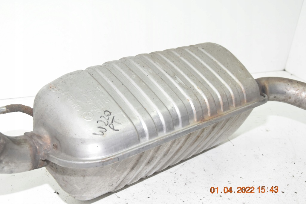 Mercedes w220 3.2cdi гаситель конечный правая  хороший в Украине