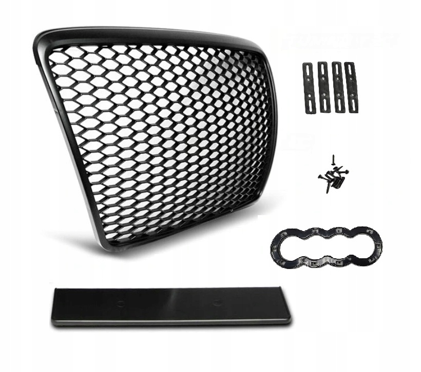 фото №1, Audi a6 c6 09-11 решётка радиатора решётка радиатора rs look black блеск