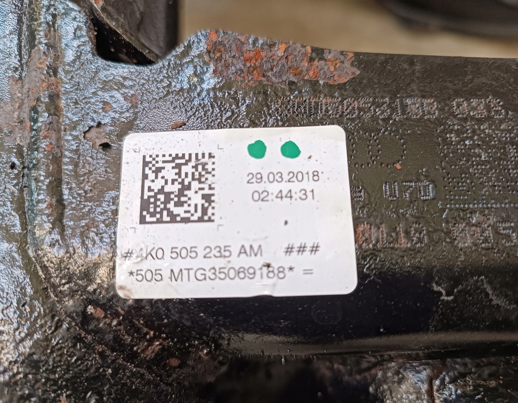 фото №6, Подрамник балка подрамник подвеска задняя quattro audi a7 c8 4k 4k0505235am