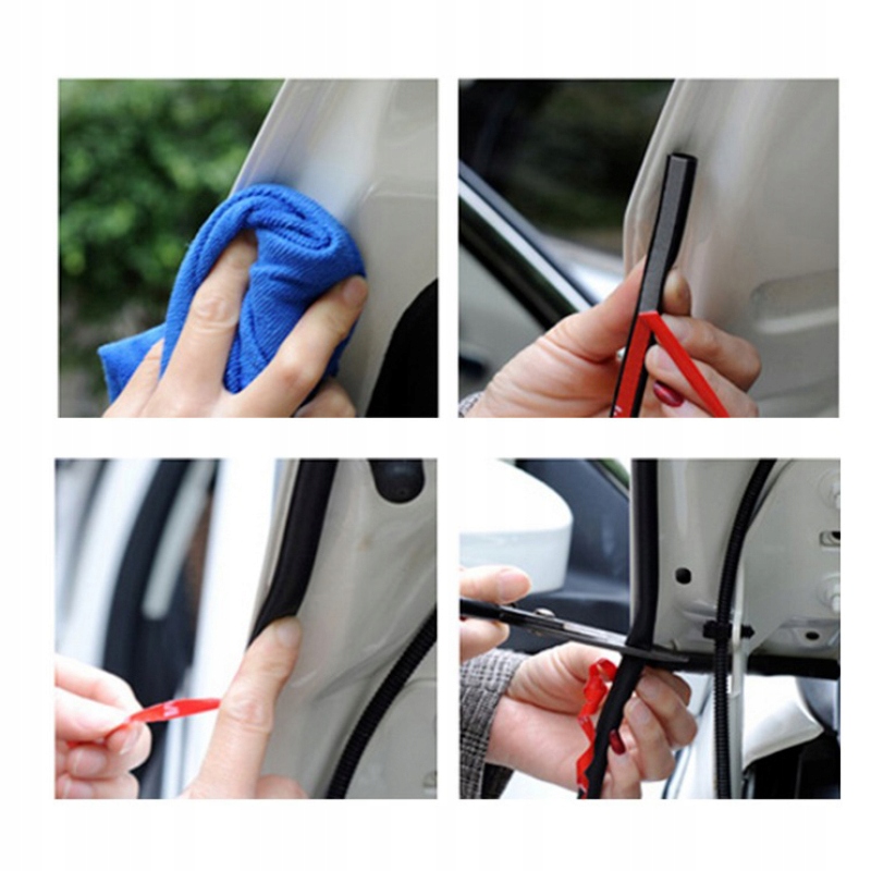 фото №10, Прокладка двері w формі літери d, захист край двері автомобіля