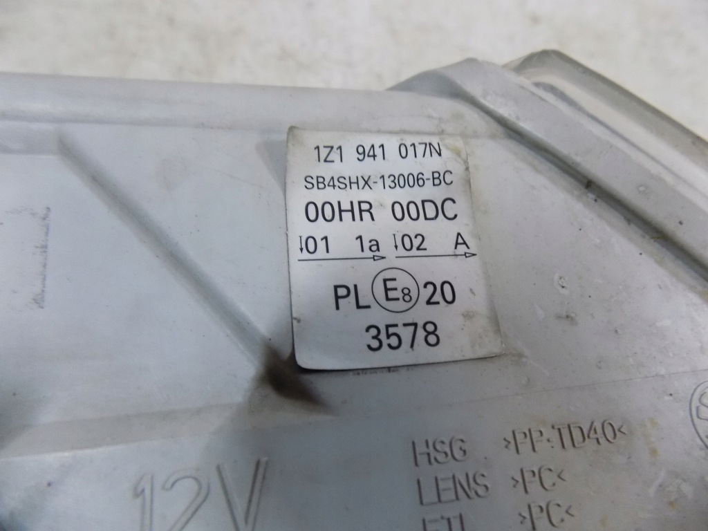 фото №8, Skoda octavia ii rs лампа ксенон ліва перед 1z1941017n