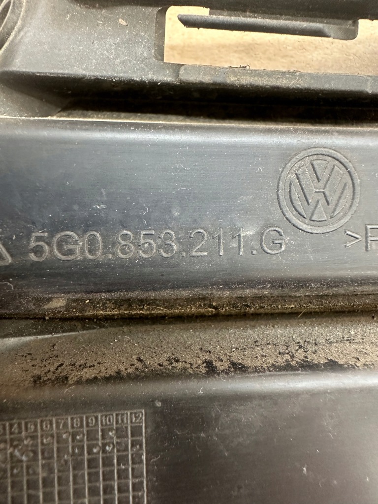 фото №8, Vw golf vii решётка бампера левый перед 5g0853211g
