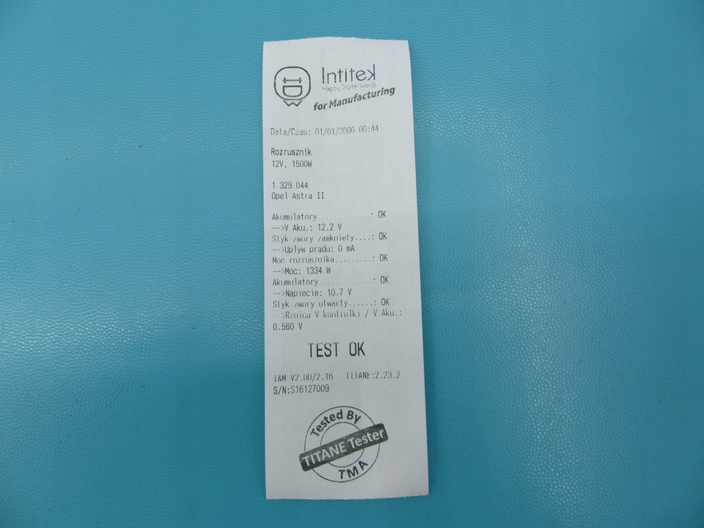 фото №6, Test стартер opel astra ii g 0001109015 2.0 dtl