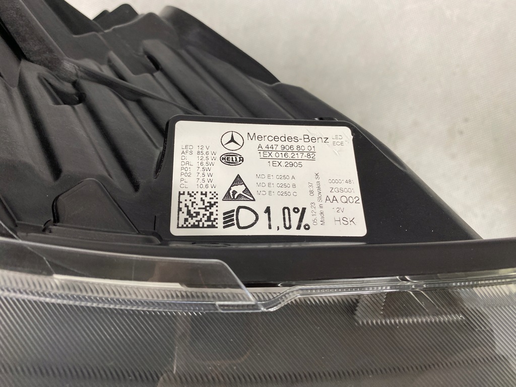 фото №14, Лампы mercedes vito v-klasa a447 w447 lift full led multibeam eu полный