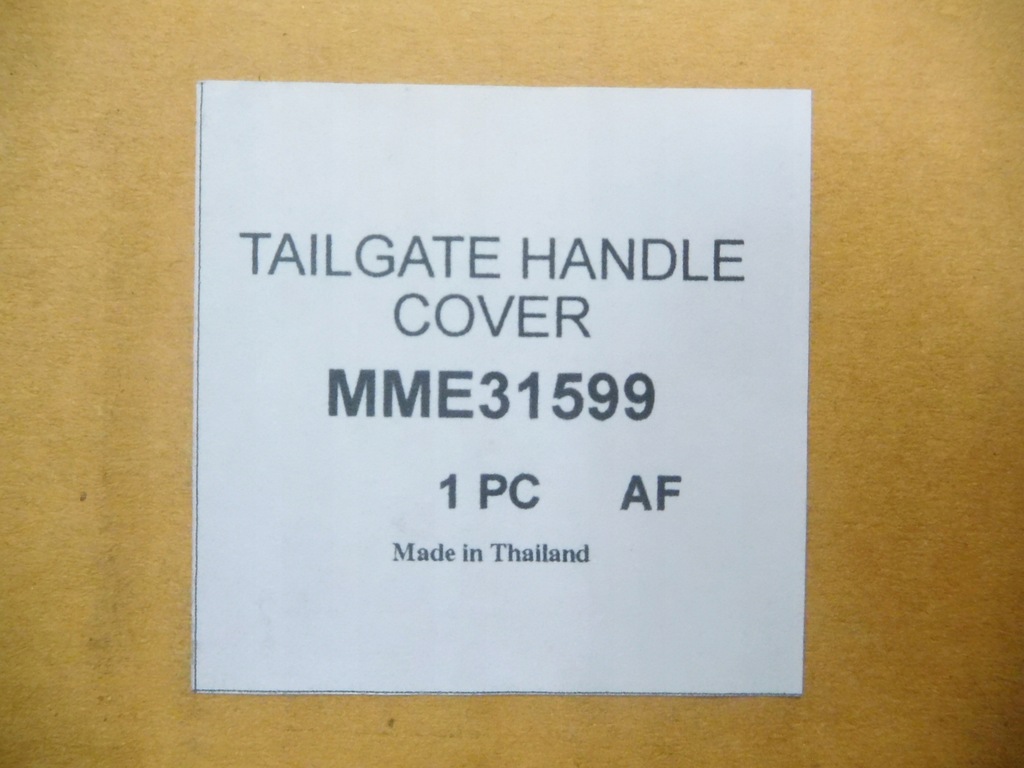 фото №9, Mitsubishi l200 защита ручка крышки борта - хром mme31599