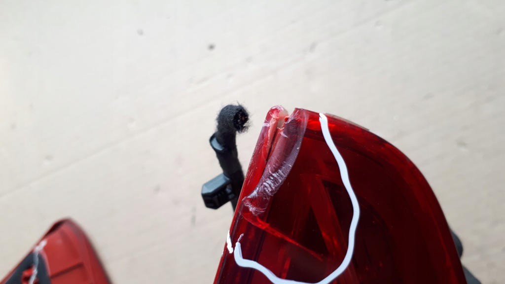 A5 8t рестайлинг  фара led правый  правая  задний w крышке Оригинал