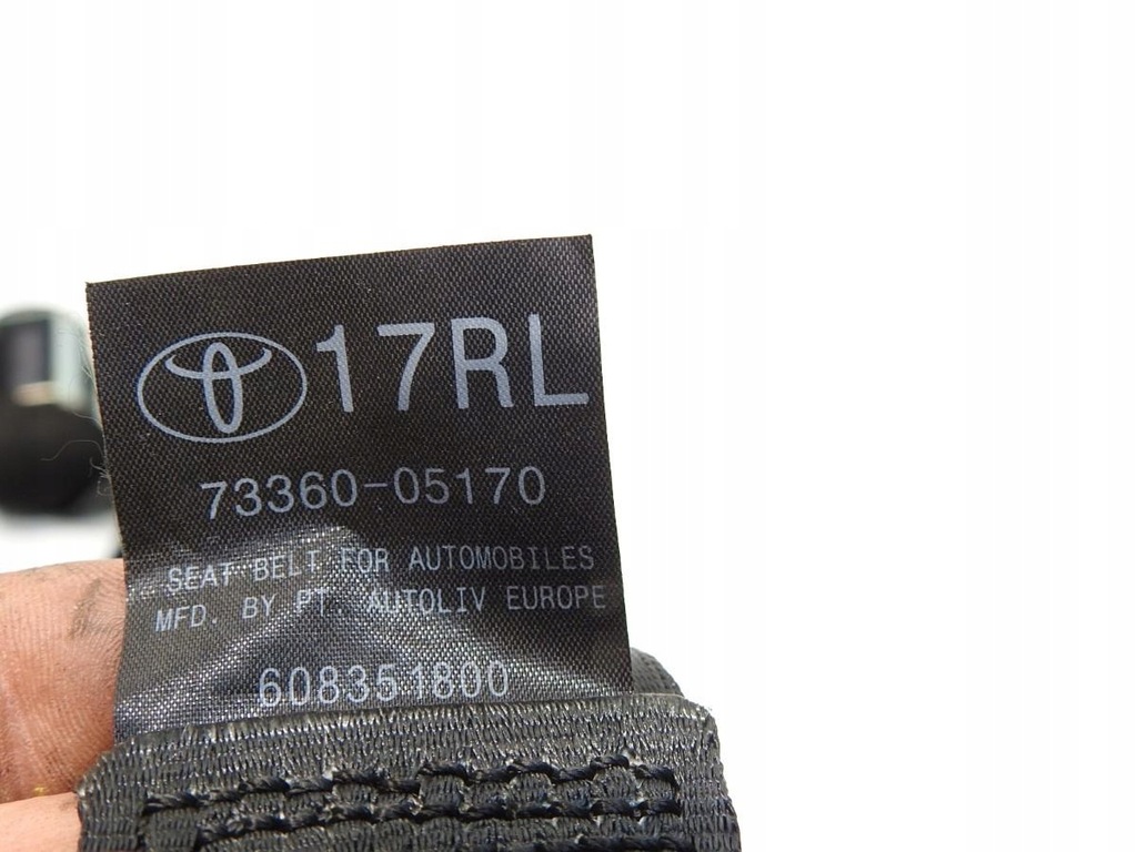 фото №6, Pas ремни безопасности задняя toyota avensis iii t27 kombi 73360-05170