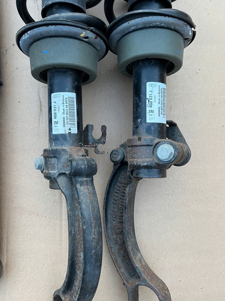 фото №12, Audi a7 a6 c7 4g амортизаторы комплект 1ba 3,0 tdi tfsi 50 km