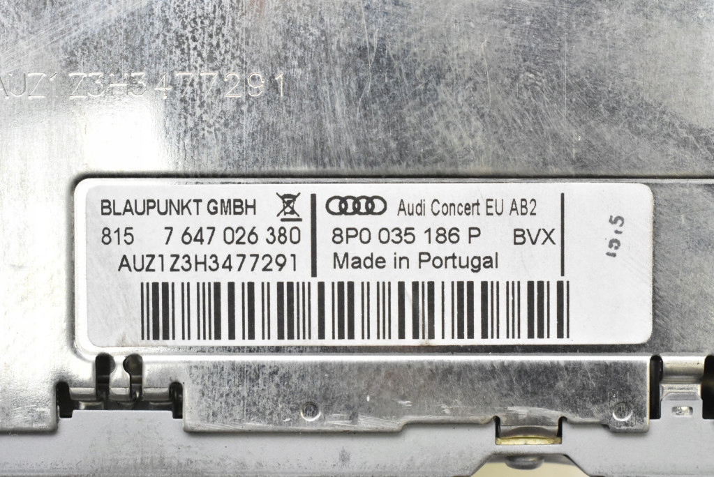 фото №7, Радіо радіопрогравач cd 8p0035186p audi a3 8p lift 04-08