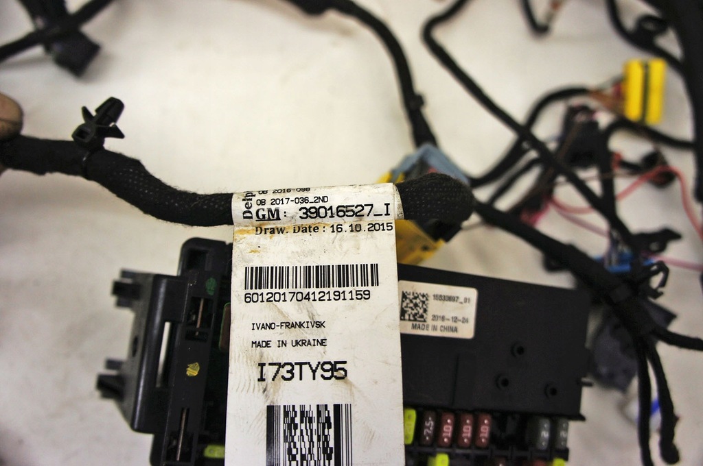 фото №12, Mf127 opel astra k v джгут салону панелі 39016527