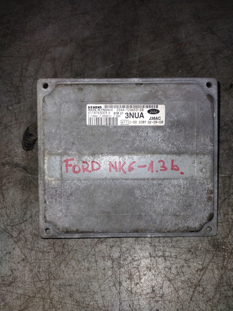 фото №1, Блок управления двигателя 2s6a12a650zb ford fiesta mk6