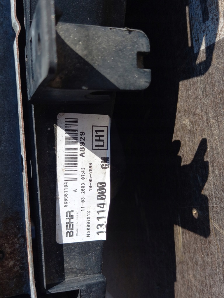 фото №5, Opel corsa tigra b 1.0 - 1.2 b комплект радиатор