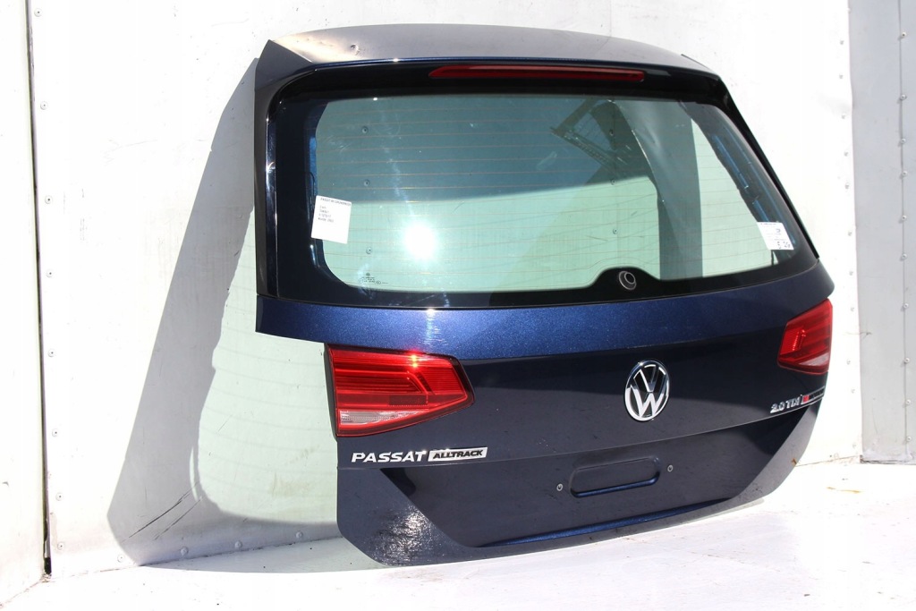 фото №6, Vw passat b8 alltrack задняя бампер задний + крышка багажника багажника + лампы led цвет