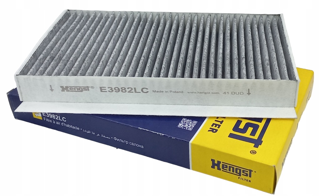 фото №1, Фільтр салонний вугільний hengst land rover discovery iii iv range rover sport