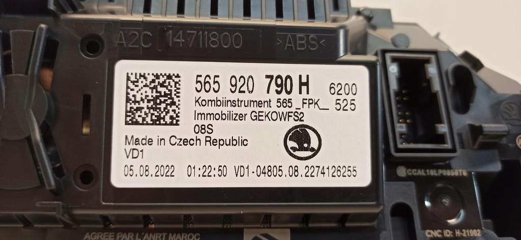 фото №5, Skoda karoq счетчик виртуальный приборная панель 565920790h