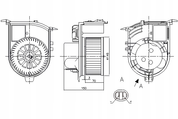 фото №2, Вентилятор вентилятор renault clio ii kangoo 1.2-electric 09.98-