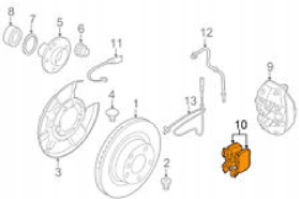 фото №7, Bmw 1 e88 набор тормозных колодок тормозных задних 34216797863 6797863 оригинальный