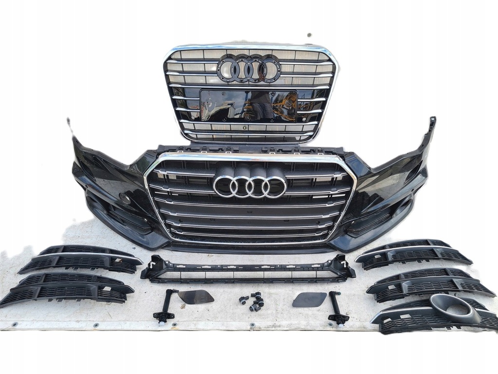 фото №1, Бампер перед kompletny audi a6 c7 lift s-line pdc