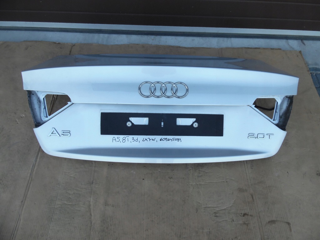 фото №1, Audi a5 8t coupe крышка багажника lx7w